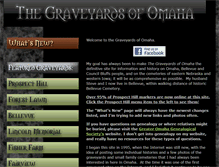 Tablet Screenshot of graveyardsofomaha.com